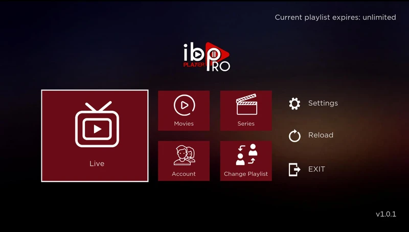Branded IPTV app preview
